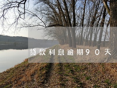 贷款利息逾期90天 不良 贷款利息逾期90天 不良